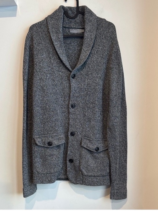 Matinique Other - Matinique Men’s Gray Shawl Collar Cardigan Cotton Wool Blend